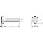 Skrutka 5.8 10x20 DIN933 ZN