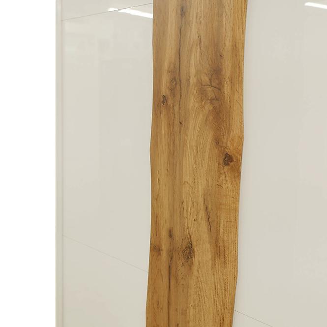 Skriňa Wood 11 200 cm biela/wotan