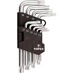 Kľúče Torx T10-T50, sada 9 ks