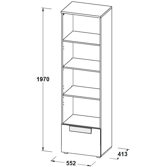 Regál Arkina LBLR81-C804