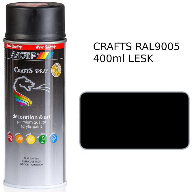 Crafts Čierna Lesk Ral 9005 400 Ml 696060