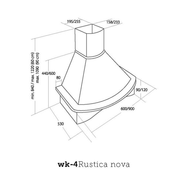 Digestor WK-4 rustica nova 60