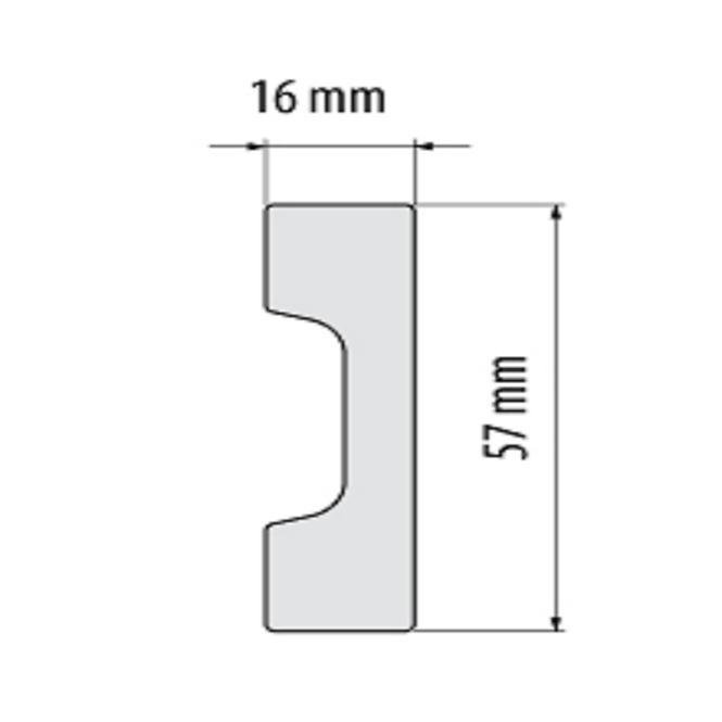 Lista podlahova Elegance LPC-27-101 biela matná