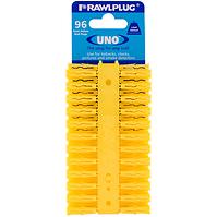 Hmoždinka univerzálna UNO DAMPER žltý 5X24MM (96ks)