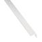 Profil uholníkový samolepící PVC biely lesklý 19.5x19.5x2600