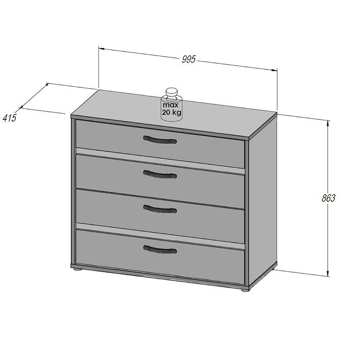 Komoda 4S Canmore CNMK211-C273